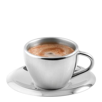 Karl Weis - Muki ja aluslautanen 22 cl Teräs