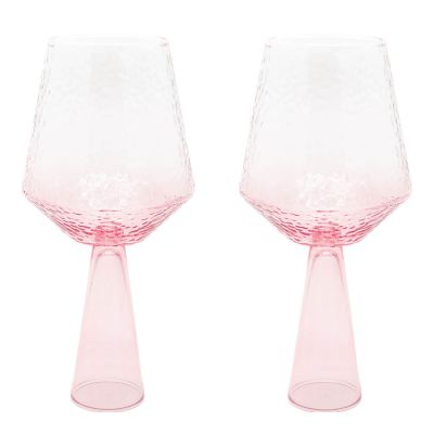 Brût - Claude Viinilasi 10x21 cm 2 kpl Vaaleanpunainen