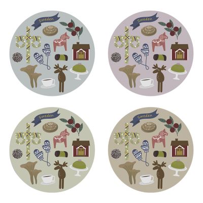 Pluto - Lasinalunen Like a Swede 9 cm 4 kpl Vihreä