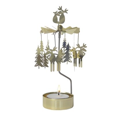 Pluto - Enkelikello Hirvimetsä 6,5x16 cm Kulta