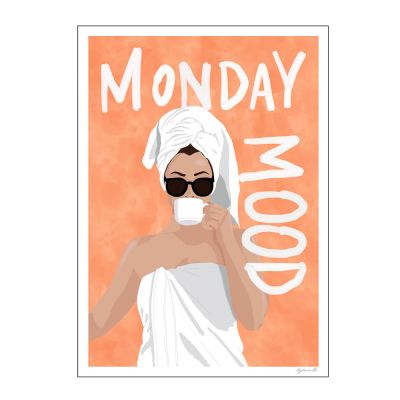 Poster & Frame - ByKammille Juliste 50x70 cm Monday mood