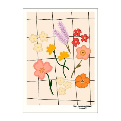 Poster & Frame - Engberg Studio Juliste 50x70 cm Farmers market flowers