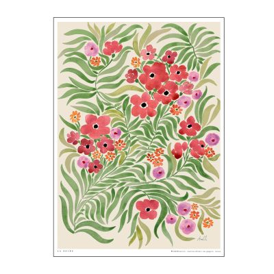 Poster & Frame - La Poire Juliste 50x70 cm Wildflowers