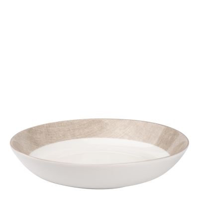 Magnor - Linen Syvä lautanen 20 cm Beige