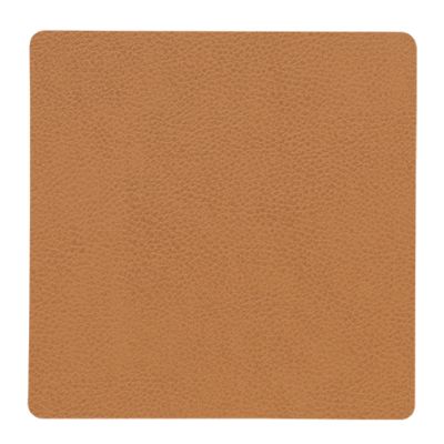 LIND DNA - Square Leather Serene Lasinalunen 10x10 cm Nature