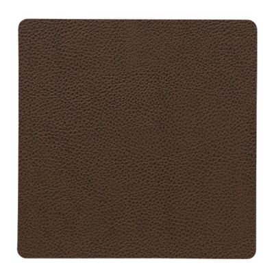 LIND DNA - Square Leather Serene Lasinalunen 10x10 cm Hazel