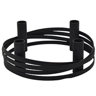 Stiernholm - Wera Adventtikynttilänjalka 28 cm Musta