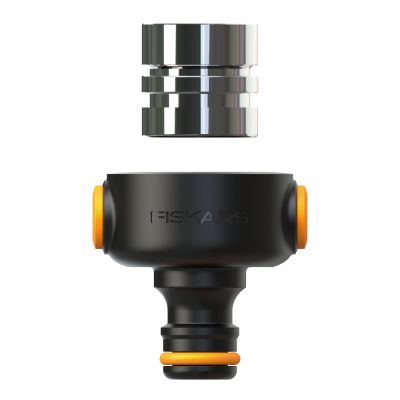 Fiskars - Comfort Hanaliitin sisätiloihin M22x1/M24x2 Musta