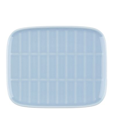 Marimekko - Tiiliskivi Lautanen 15x12 cm Vaaleansininen