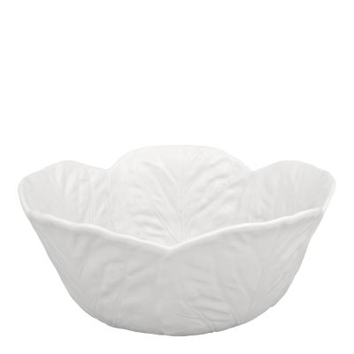 Bordallo Pinheiro - Cabbage Kulho Kaalinlehti 29,5 cm Valkoinen