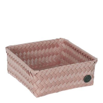 Handed By - Fit Square Säilytyskori 18x18x7 cm Copper Blush