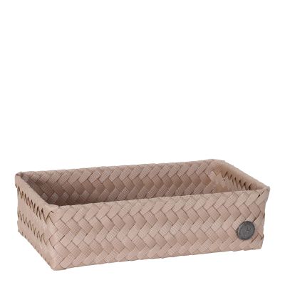 Handed By - Fit Double Tiny Säilytyskori 24x12x7 cm Caffè Latte