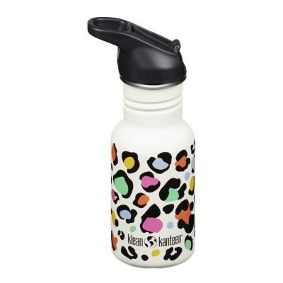Klean Kanteen - Kid Classic Narrow Juomapullo 0,35 L Leopard Print