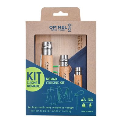 Opinel - Nomad Cooking Kit Ruoanlaittosetti 5 osaa Pyökki