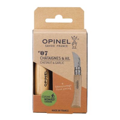Opinel - Nomad N07 Valkosipuliveitsi Kastanjapuu