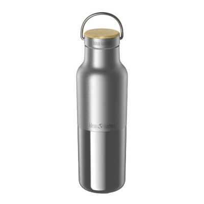 Klean Kanteen - Insulated Reflect Termospullo 0,47 L Bambu/Harjattu teräs