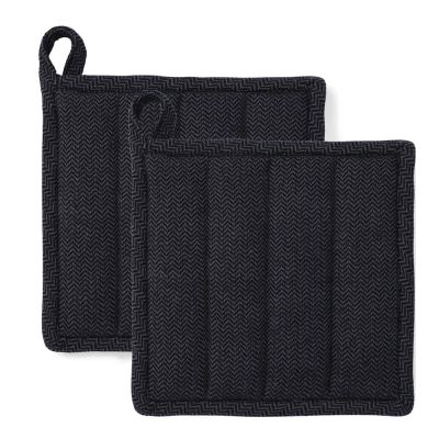 Rosendahl - Garn Patalappu 22x22 cm 2 kpl Tummanharmaa