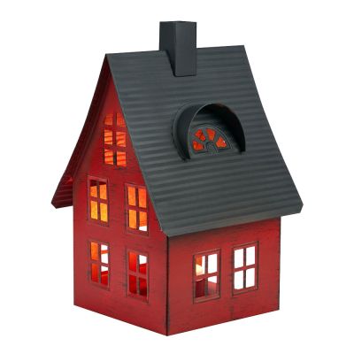 Markslöjd - Luton LED Metallitalo 1 Lamppu 23 cm Punainen/Musta