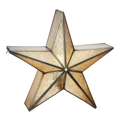 Markslöjd - Ayla Pöytätähti 1 Lamppu Antiikkitina/Meripihka