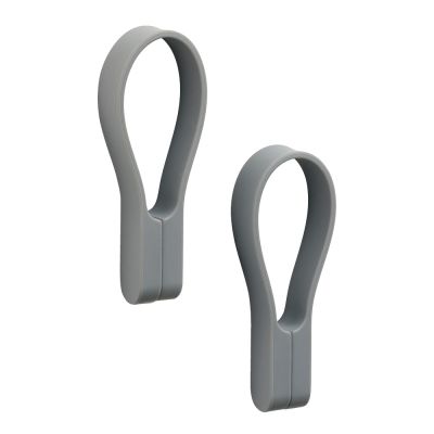 Zone - Loop Pyyhehihna magneetilla 2 kpl Grey