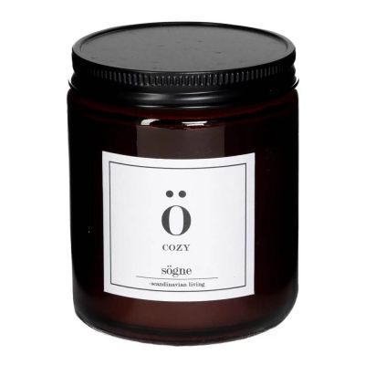 Sögne Home - Tuoksukynttilä Cozy 7x9 cm Ruskea