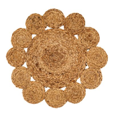 Ziczac - Jute Pöytätabletti 37 cm Floral Natur