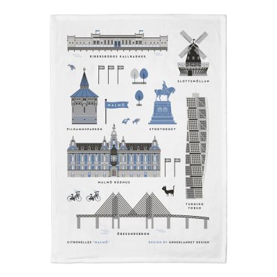 Citronelles - Malmö Keittiöpyyhe 50x70 cm Sininen