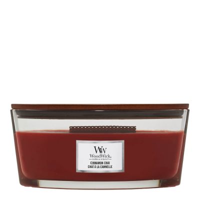 WoodWick - Ellipse Tuoksukynttilä Cinnamon Chai