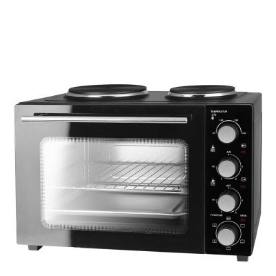 EMERIO - Emerio Uuni + keittolevyt 3200W 32 L Musta