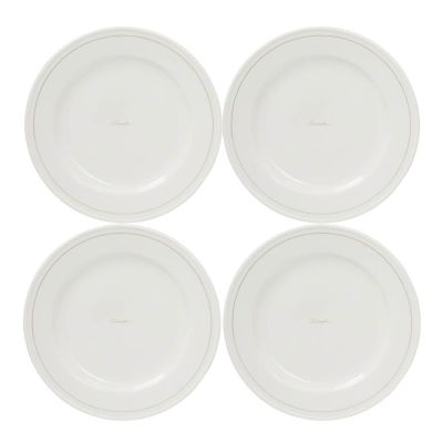 Lexington - Icons Lautanen 28 cm 4 kpl Valkoinen/Beige