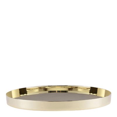 Skultuna - Karui Tarjotin 24 cm Messinki/Taupe Grey