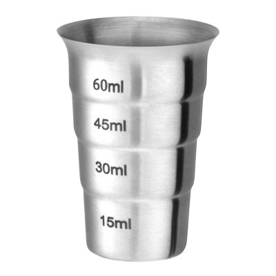 Innovine - Baarimitta Stepped Jigger 6 cl Ruostumaton teräs