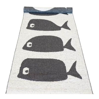 Rotor Design - Whale Käytävämatto 250x70 cm Musta/Valkoinen