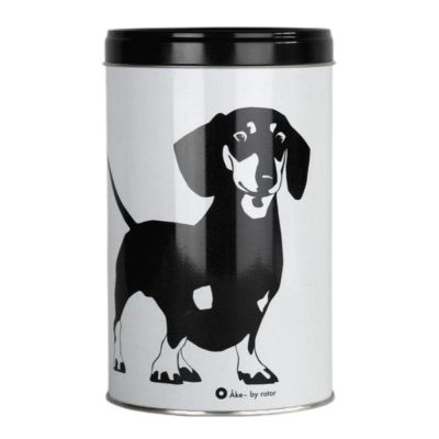 Rotor Design - Åke Säilytyspurkki 17,5x10,5 cm Musta/Valkoinen