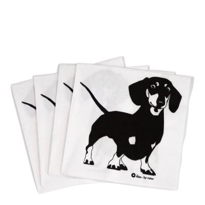 Rotor Design - Åke Servetti 33x33 cm 20 kpl Musta/Valkoinen