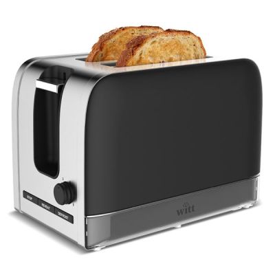 Witt - Classic Leivänpaahdin 2 viipaletta Matta Musta
