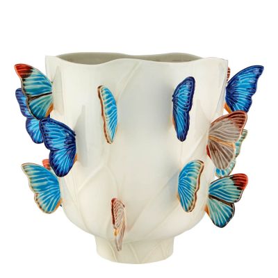Bordallo Pinheiro - Cloudy Butterfly Maljakko 45 cm