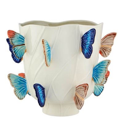 Bordallo Pinheiro - Cloudy Butterfly Maljakko 36 cm
