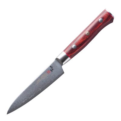 Zanmai - Flame Classic Damaskus PRO Petty Veitsi 11 cm Pakkapuu