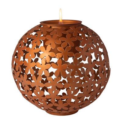 Tenderflame - Hortensia Sisustustuli 30 cm Kupari