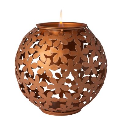 Tenderflame - Hortensia Sisustustuli 25 cm Kupari