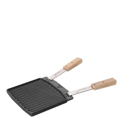 Mustang - Valurautainen grillilevy kaksipuolinen 25x25 cm