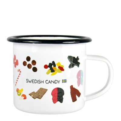 Mellow Design - Emalimuki Swedish Candy 35 cl Valkoinen