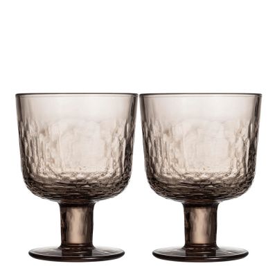 Arabia - Mainio Jalallinen Juomalasi 30 cl 2 kpl Mokka