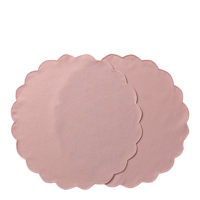 Ziczac - Scallopped Pöytätabletti 36 cm 2 kpl Vaaleanpunainen