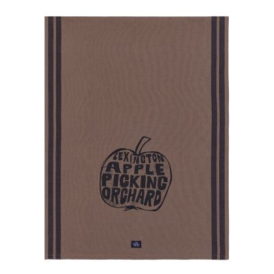 Lexington - Lexington Keittiöpyyhe puuvilla 70x50 cm Ruskea/Musta