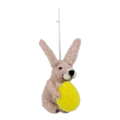 A World of Craft - Pääsiäiskoriste Pupu ja kananmuna 9x6 cm