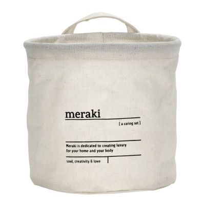 Meraki - Meraki Säilytyskori 15x15 cm Valkoinen