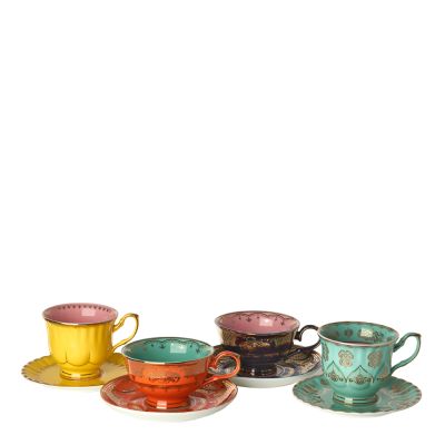 Pols Potten - Grandpa Teekuppi ja lautanen 22 cl 4 kpl