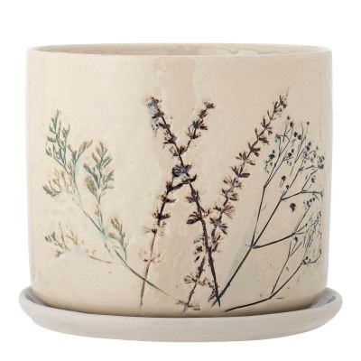 Bloomingville - Bea Kukkaruukku 18x21 cm Beige